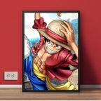 One Piece Monkey D Luffy Anime Wall Frame