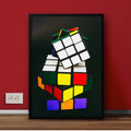 Rubiks Cube | Game Room Wall Decor