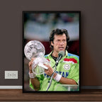 Captain Imran Khan 1992 World Cup Final Legendary Frame