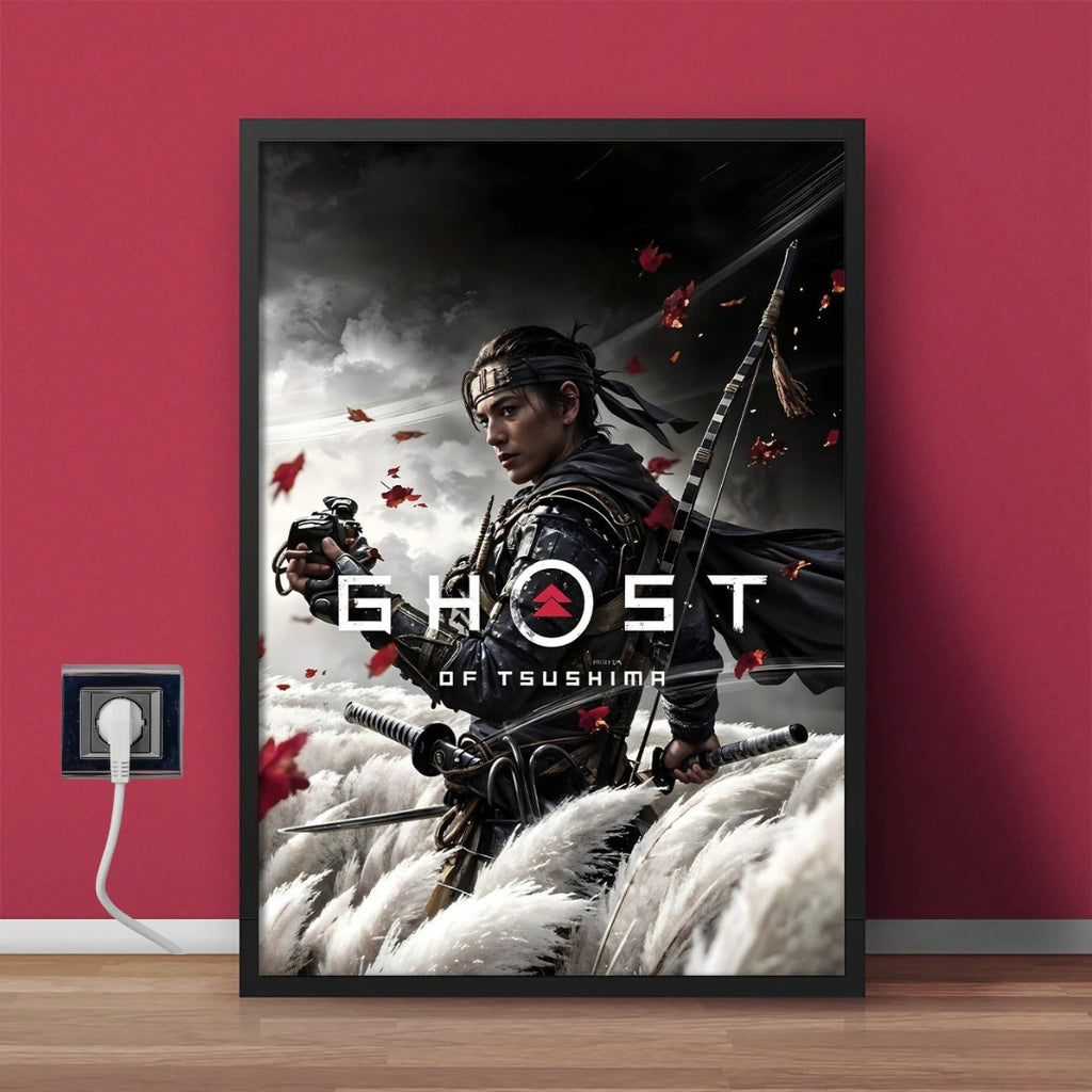The Ghost of Tsushima Jin Sakai | Gaming Room Wall Frame