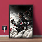 The Ghost of Tsushima Jin Sakai | Gaming Room Wall Frame