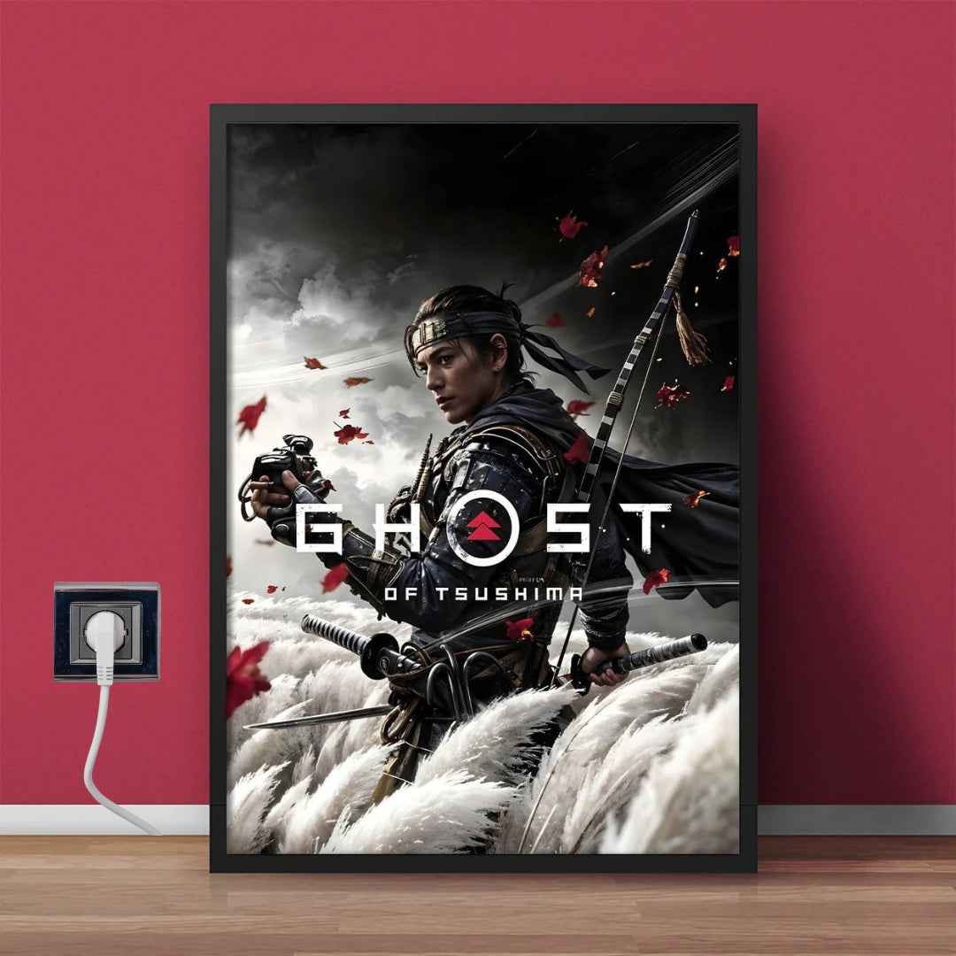 The Ghost of Tsushima Jin Sakai | Gaming Room Wall Frame