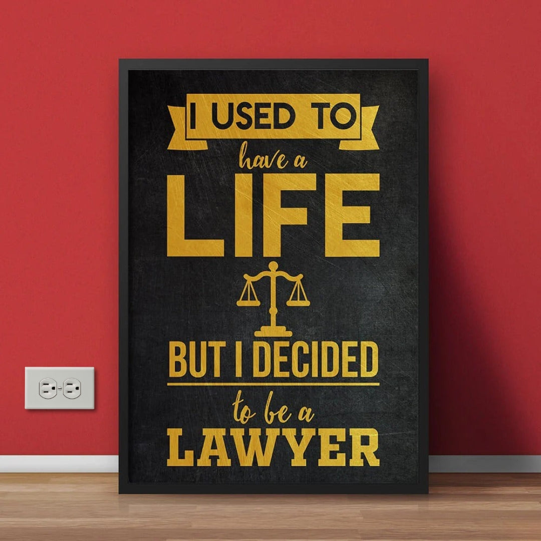 Motivational Wall Art for Lawyers | Decor your Office