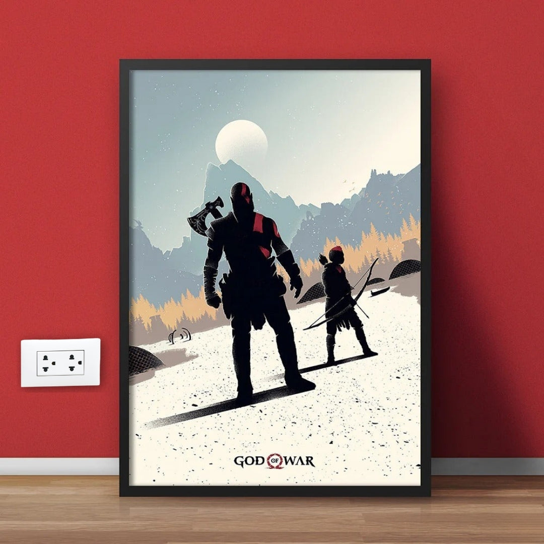 Kratos: The Leviathan’s Path | God of War Characters Wall Art