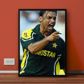 Legendary Cicketer & Sportsman Shoaib Akhtar Iconic Frame
