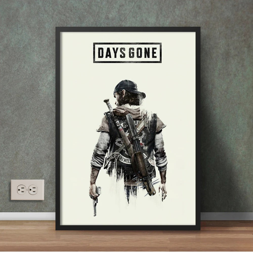 Days Gone Survivor Portrait | Gaming Room Wall Art Frame