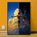 Light vs Dark Aesthetic Wall Decor Art