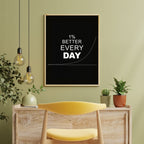 Everyday 1% Progress - Best Motivational Wall Art
