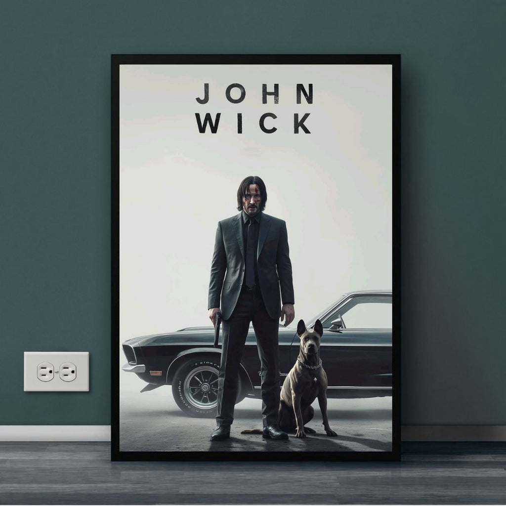The Wick Legacy - John Wick Cinematic Poster | Game & Movie Room Wall Art