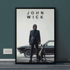 The Wick Legacy - John Wick Cinematic Poster | Game & Movie Room Wall Art