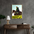 Erwin Smith Horse Riding Wall Frame - Best for Gaming Room