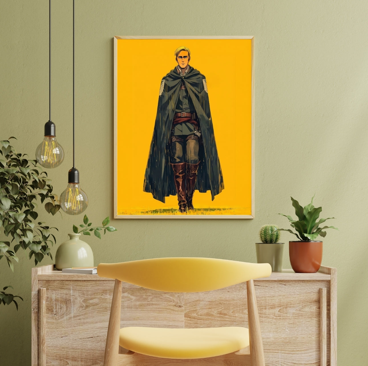 Erwin Smith Walking Yellow Theme Wall Art