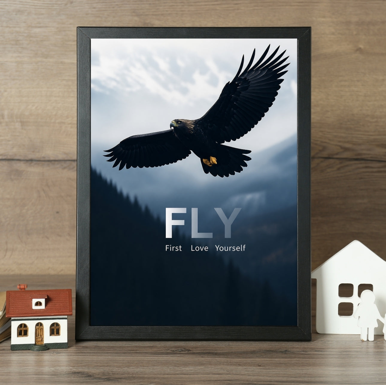 FLY - A Meaningful Motivaional Wall Decor Frame