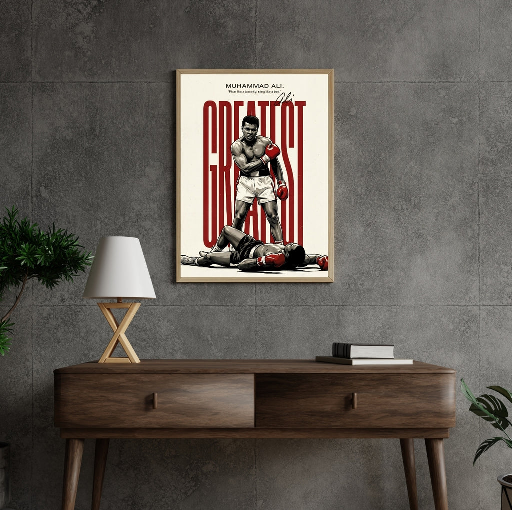 The Great Muhammad Ali Victory Wall Decor Frame