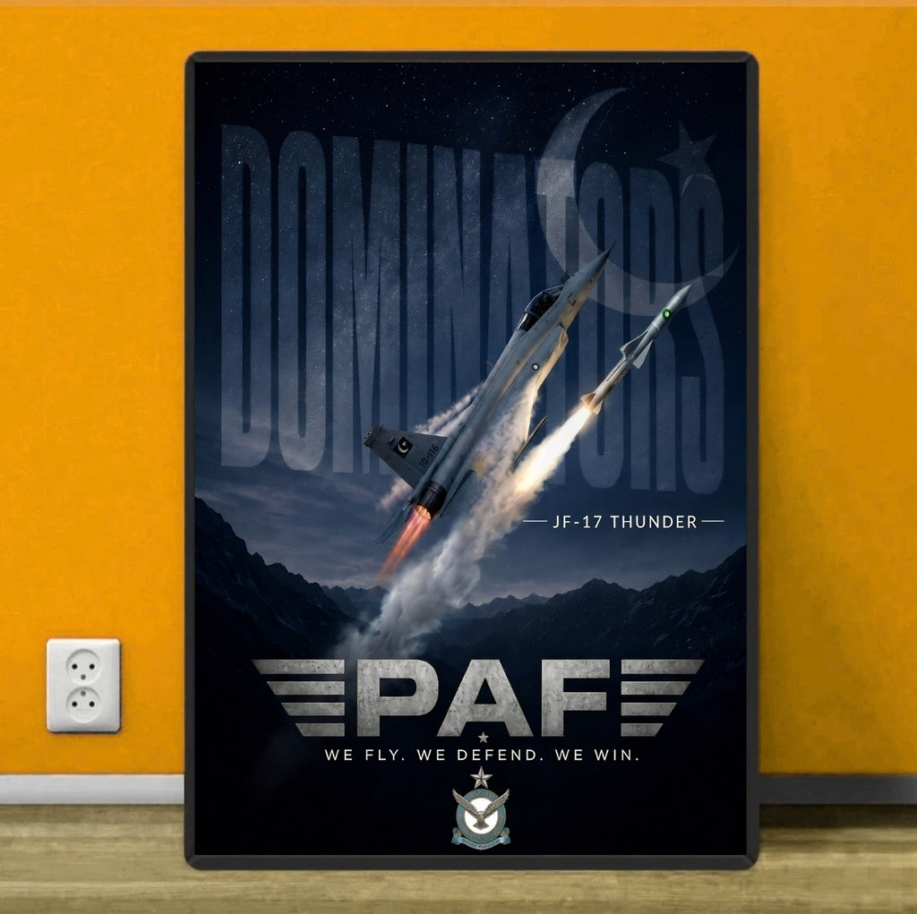 PAF JF-17 Thunder Iconic Wall Decor Frame