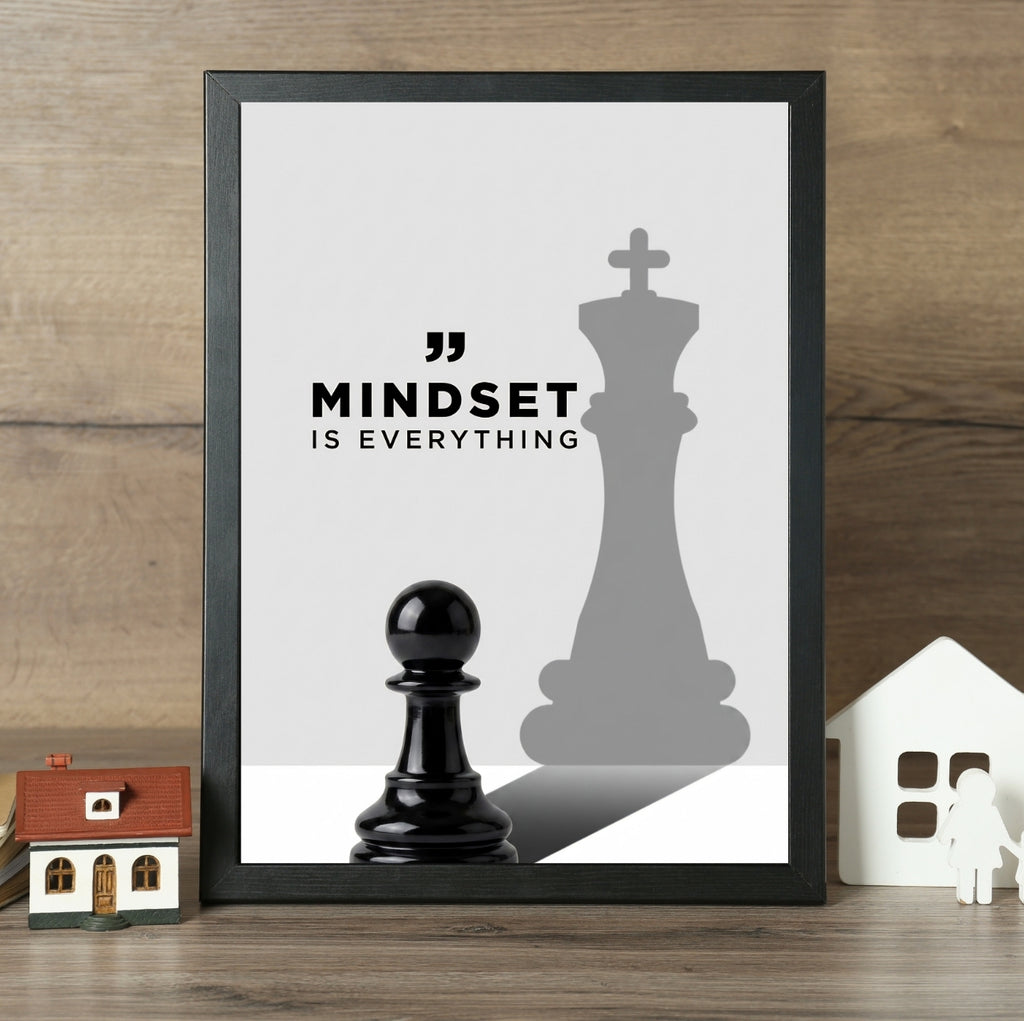 Mindset is Everything - Best Motivational Wall Art