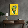 Neymar Jr. Iconic Walk Abstract Art