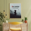 Self Control Motivational Wall Decor Art