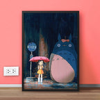 My Neighbor Totoro Anime Wall Frame for Kids Wall Art