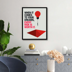Risk Everything for Your Dream Motivational Wall Art