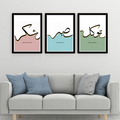 Tawakkal, Sabar & Shukar Calligraphic Wall Art - Pack of 3