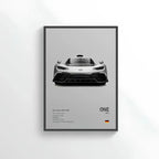 Mercedes AMG ONE | Mercedes Black & White Cenimatic Wall Art