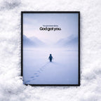 Alone Penguin Wall Art
