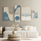Abstract and Islamic Wall Decor Frames - Pack of 5