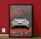 Supra JDM Carros Wall Decor Frame