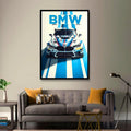 BMW M3 GT2 Sports Car Wall Art Frame