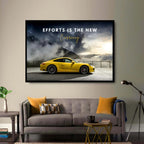 Porsche 911 Carrera - EFFORTS IS THE NEW CURRENCY Wall Decor