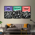 'Action, Hard Work, and Success' Wall Decor Frames - Pack of 3