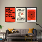 'The Contemplation' Wall Decor Frames - Pack of 3