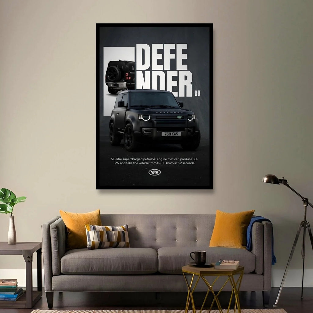 Black Mate 'Defender 90' Wall Frame
