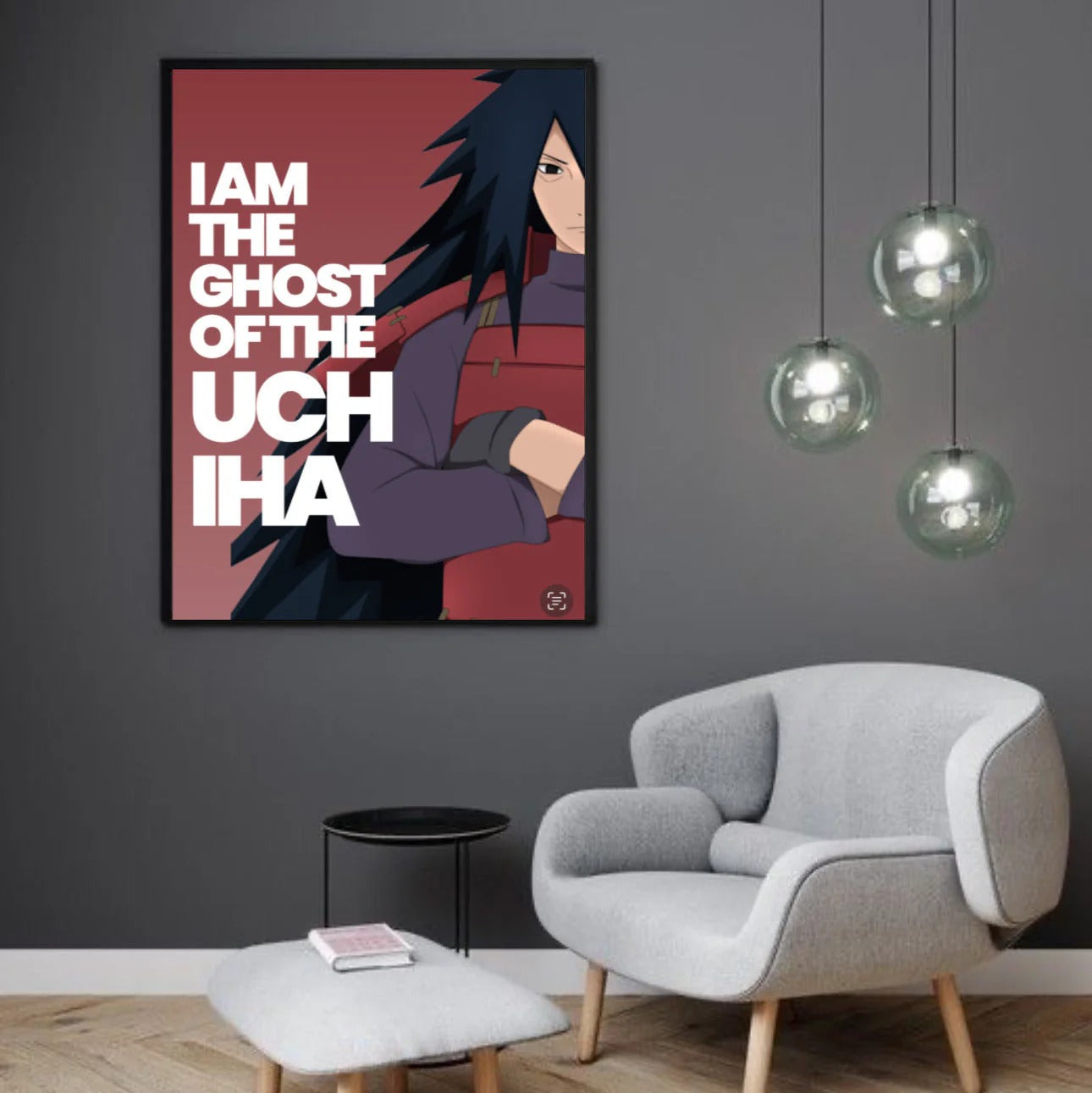 I am the ghost of the Uchiha Anime - Game Room Wall Art