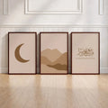 Quranic Ayah With Beautiful Scenary Wall Arts - Pack of 3