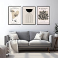 Aesthetic Italian Style Abstract Wall Art - Pack of 3
