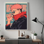 Yuji Itadori - Jujutsu Kaisen Japanese Anime Wall Frame