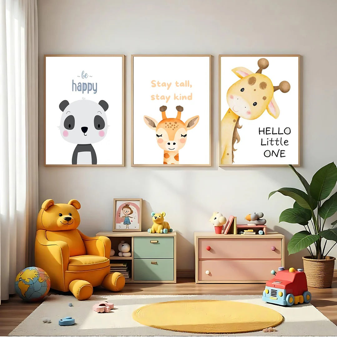 Positve Messages for Kids Wall Frames - Pack of 3