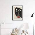 Cordovan Pot and Flowers Abstract Wall Art